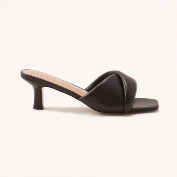 Abercrombie & Fitch Umi Puff Twist Heeled Sandal - 9 - Picture 1 of 6